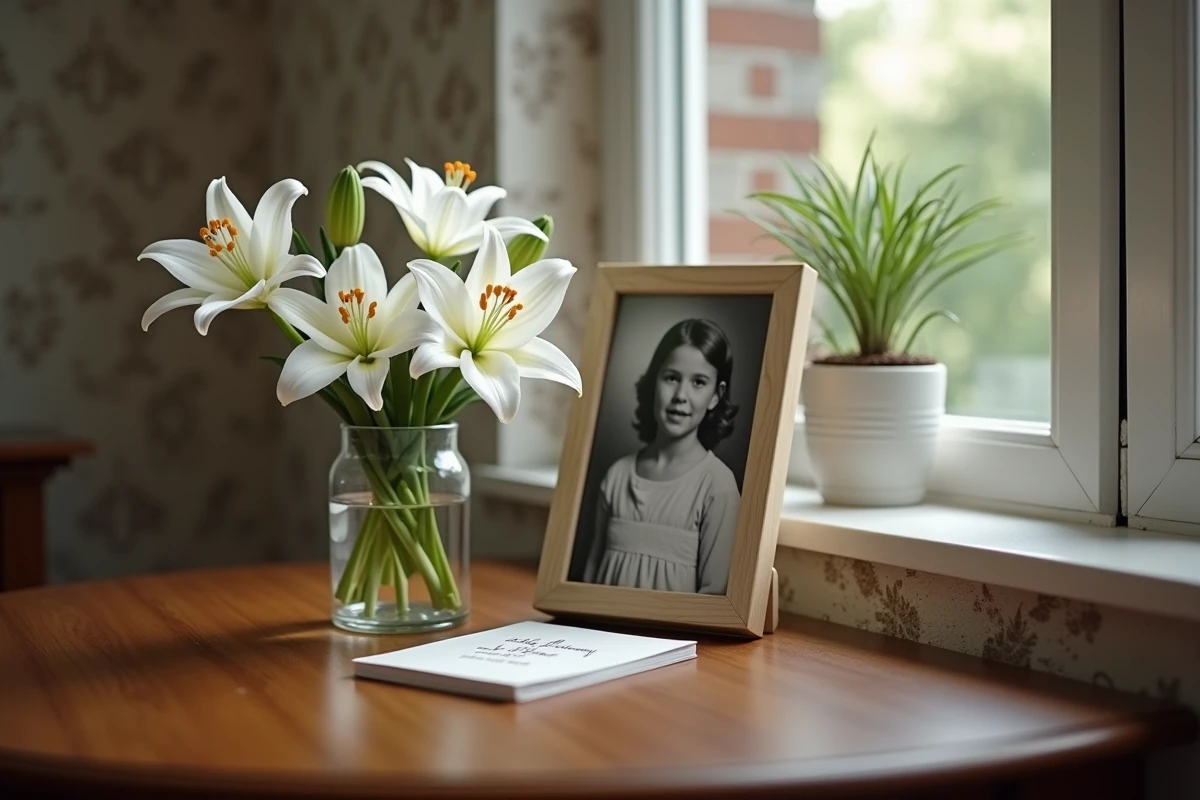 Mémorial avec photo d